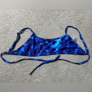SHEIN Tie Dye Bikini Top